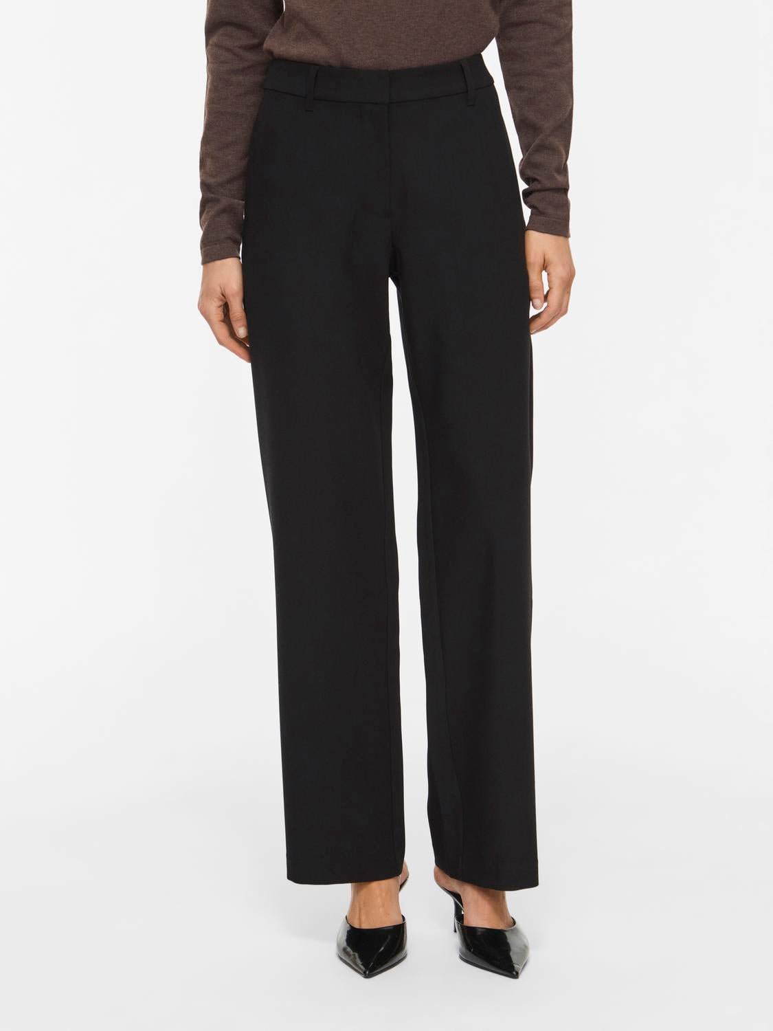 VIEMMI Trousers - Black Beauty - VERO MODA & VILA Bergvik